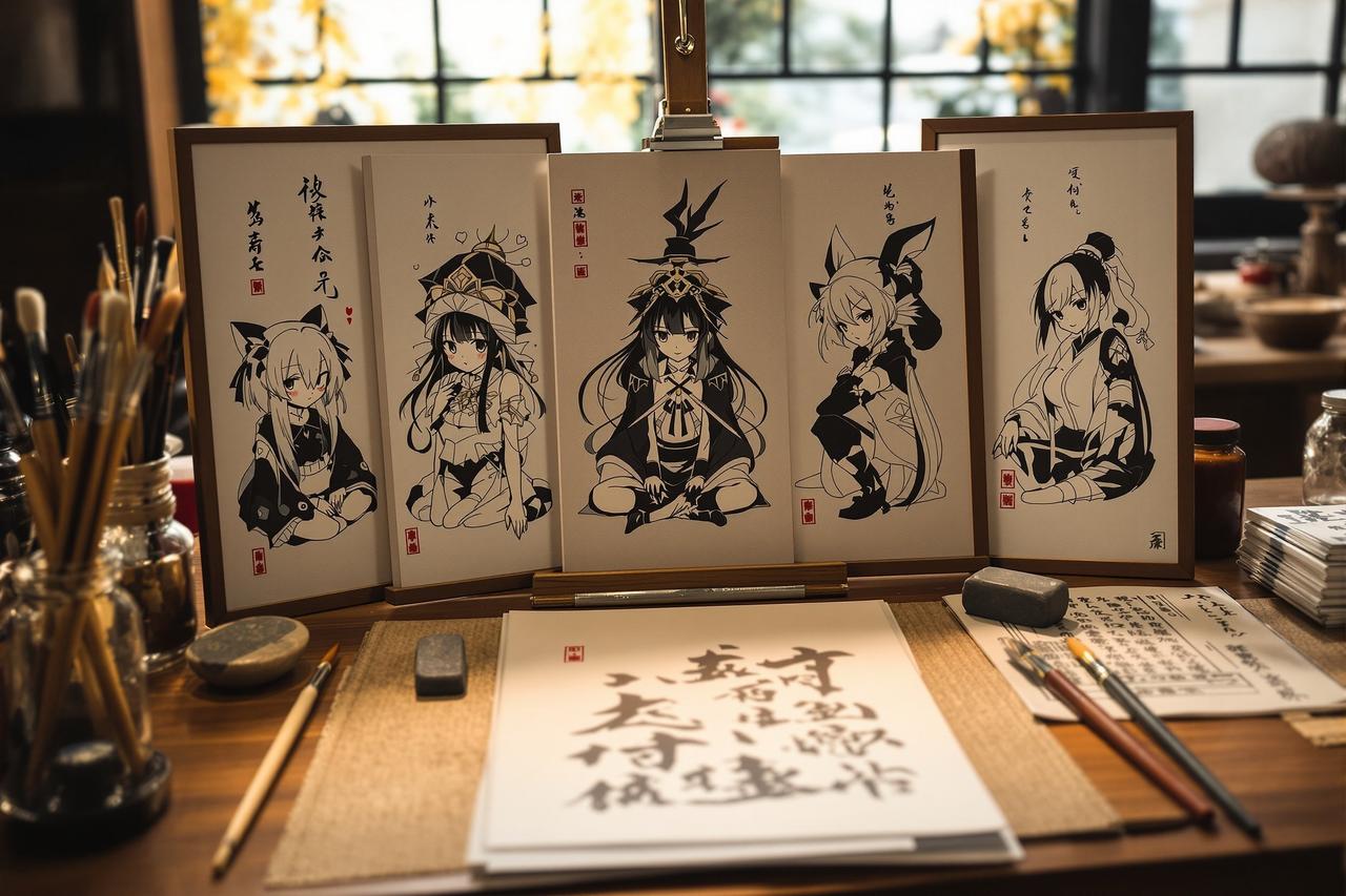 《剑心问道》× 知名国风画师联名企划公开 《剑心问道》× 知名国风画师联名企划公开 - 免费漫画阅站